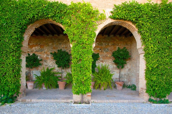 Généralife montrant château