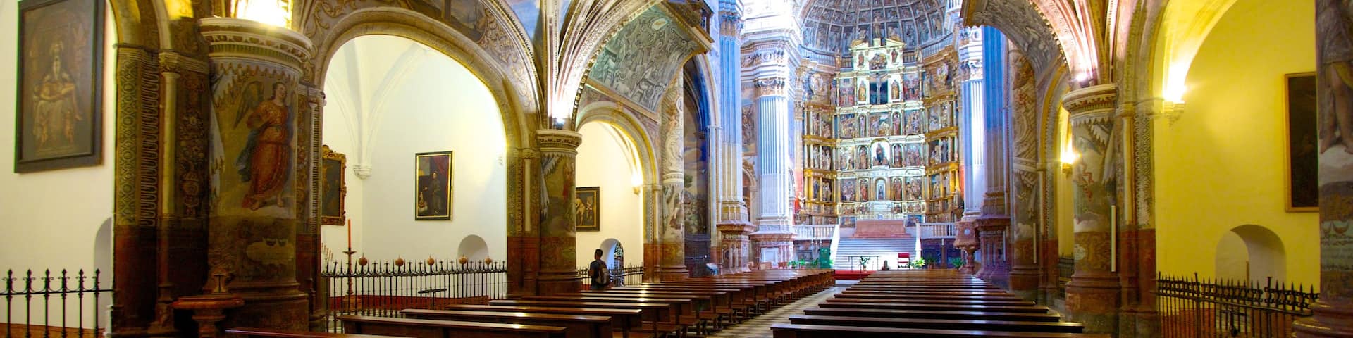 San Jeronimo Monastery showing a church or cathedral, heritage architecture and religious aspects