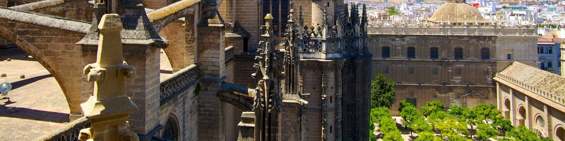 La Giralda which includes a castle and heritage architecture