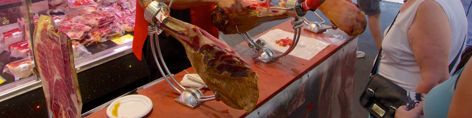Boqueria Market which includes markets and food