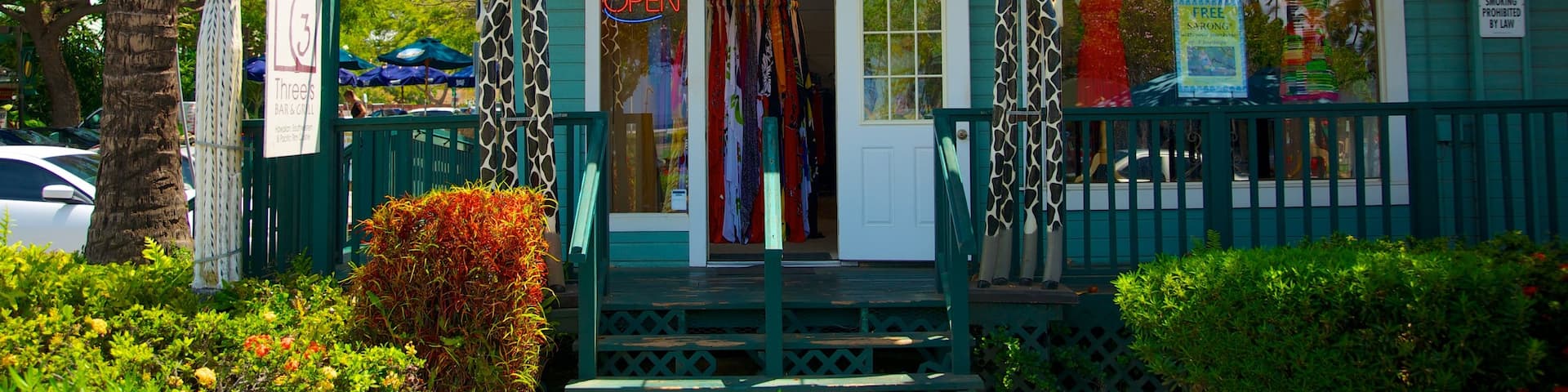 Kihei which includes fashion, signage and shopping