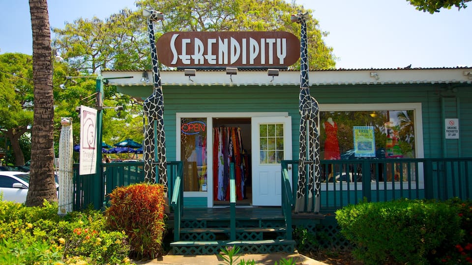 Kihei showing signage, shopping and fashion