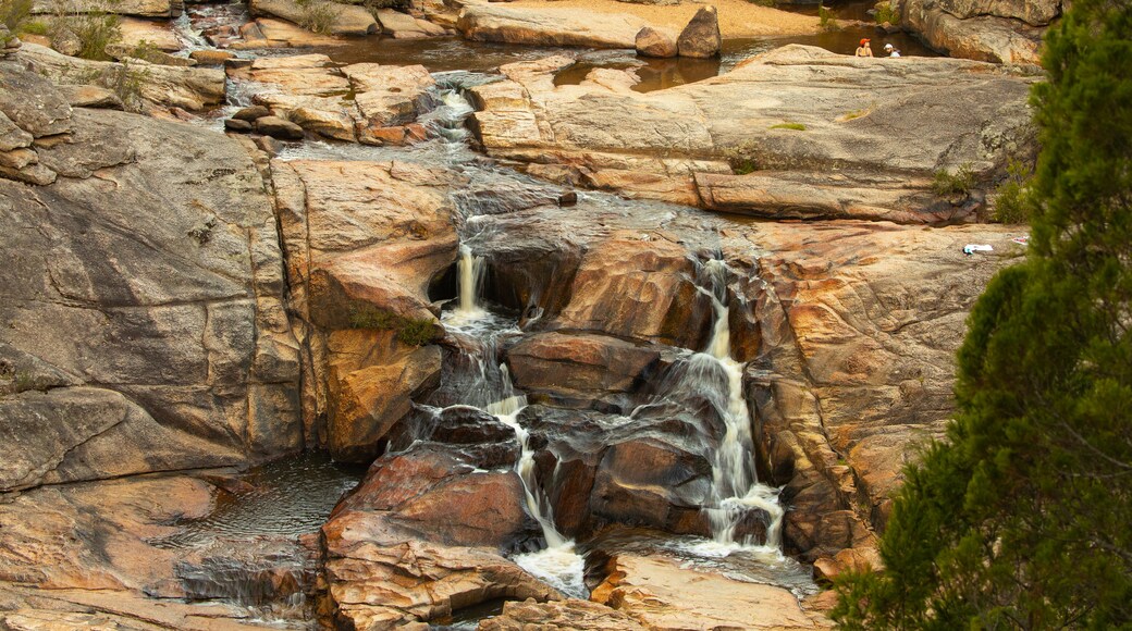 Woolshed Falls featuring a river or creek