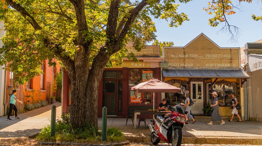 Yackandandah which includes street scenes and a small town or village