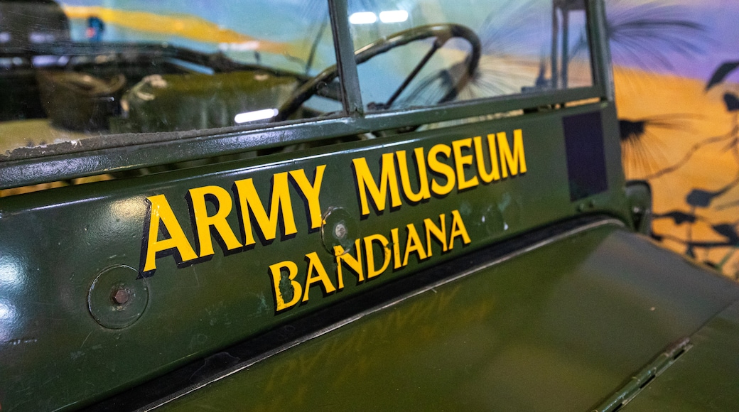 Army Museum Bandiana featuring signage