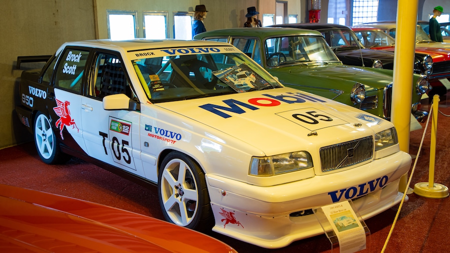 McFeeters Motor Museum featuring interior views