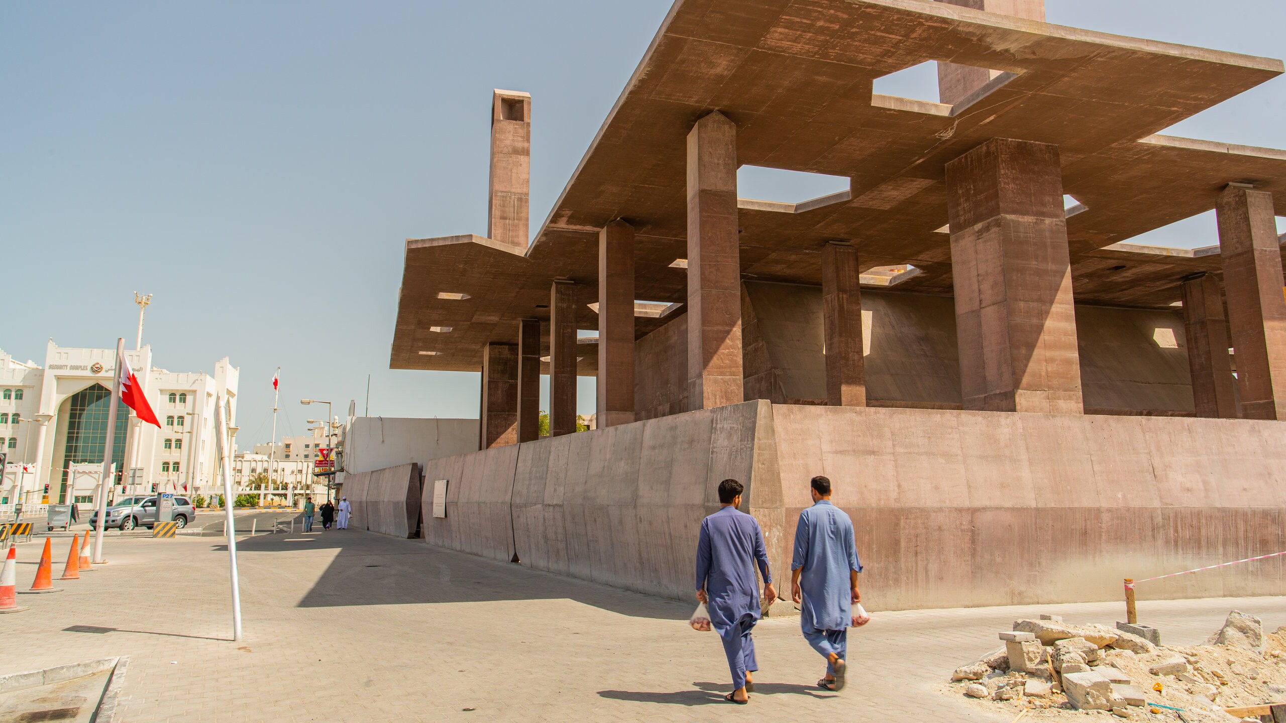 Muharraq featuring street scenes and heritage elements as well as a couple