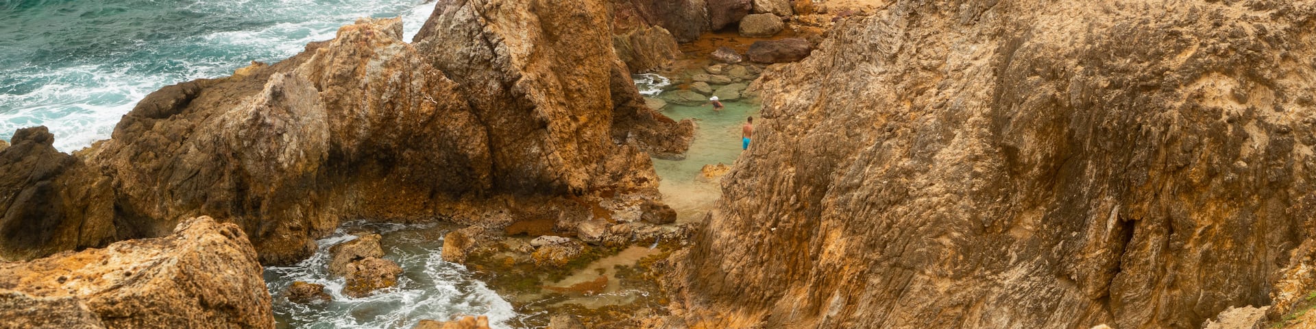 Grand Fond which includes rugged coastline and general coastal views