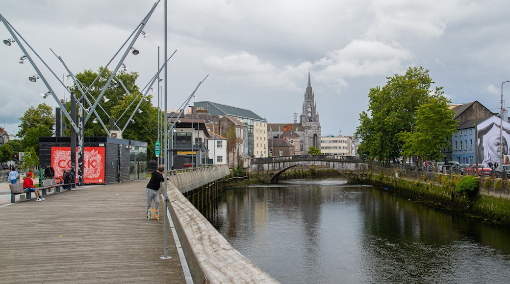 Cork City Centre which includes a river or creek and a bridge