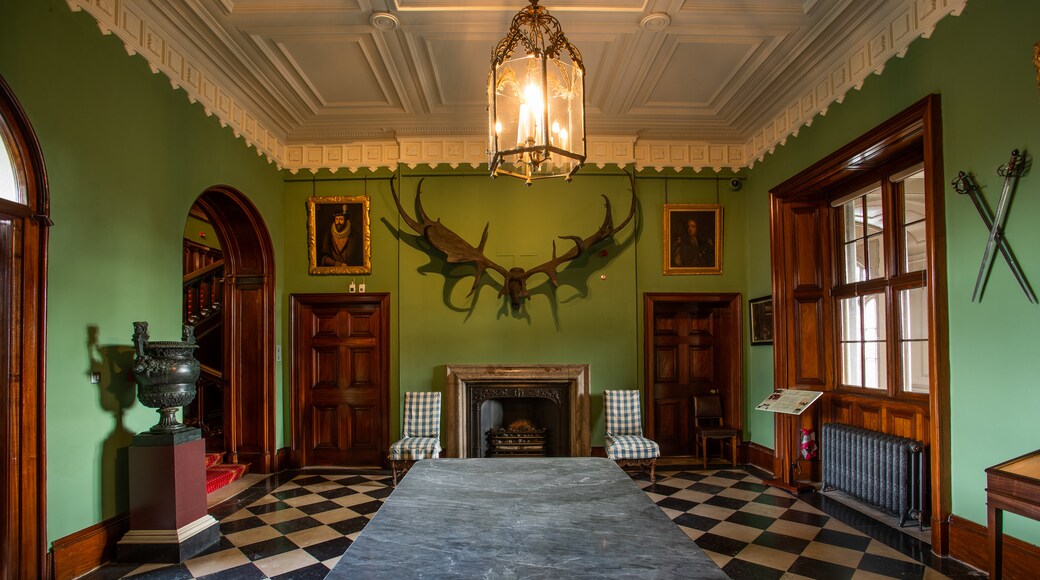 Kilkenny Castle showing interior views, chateau or palace and heritage elements