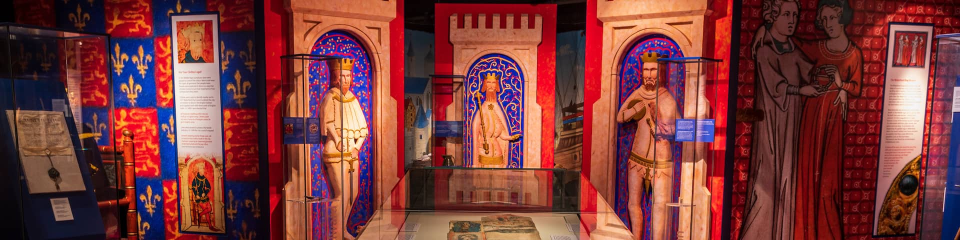 Waterford Treasures Museum showing heritage elements and interior views