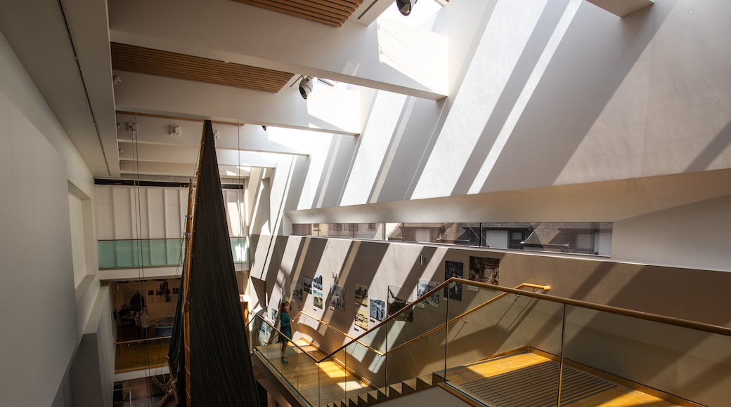 Galway City Museum featuring interior views