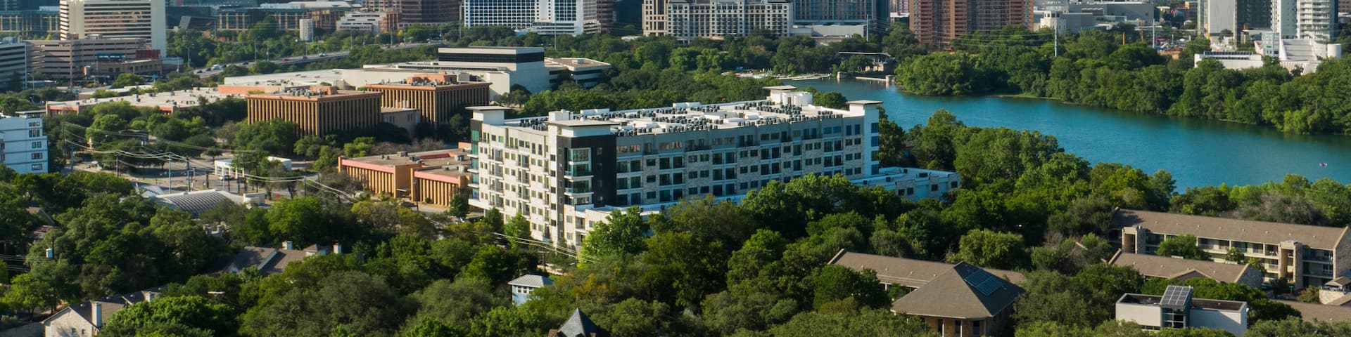 Travis Heights featuring landscape views and a city