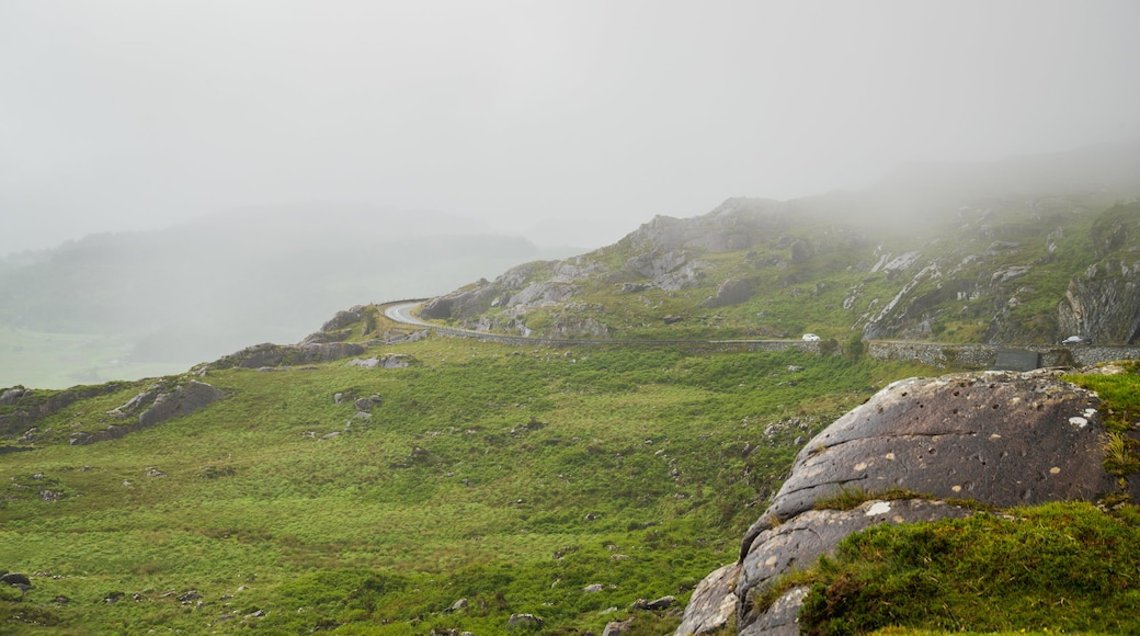 Moll\'s Gap featuring tranquil scenes, mist or fog and mountains