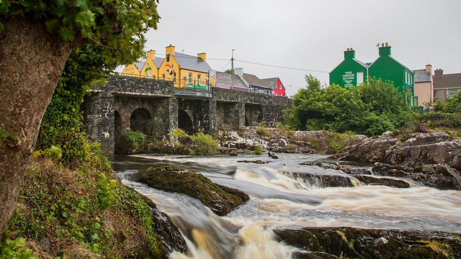 Sneem featuring a river or creek and a bridge