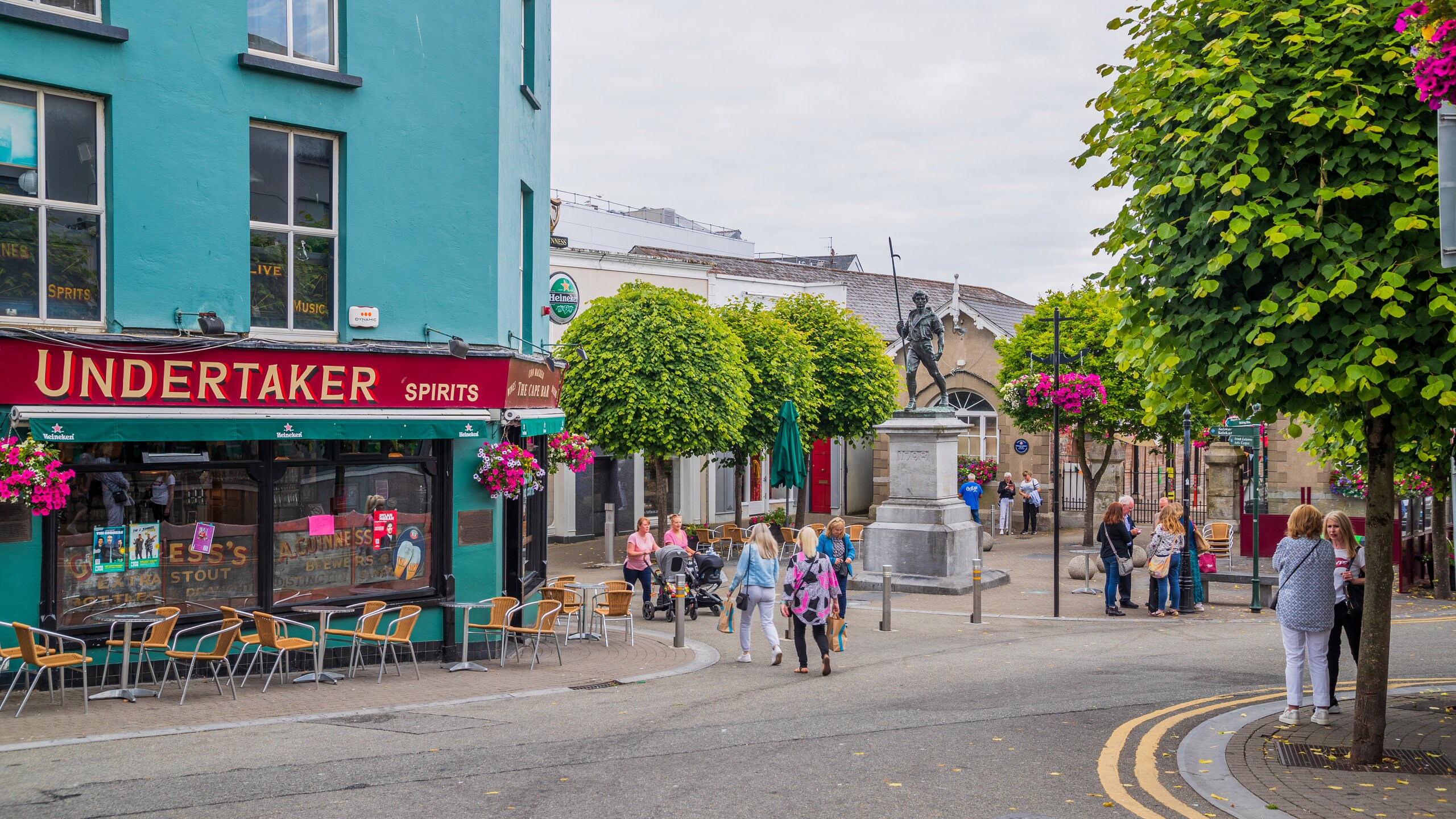 Wexford featuring street scenes