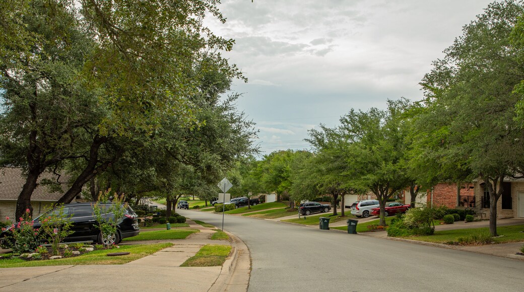 Steiner Ranch showing a house and a small town or village