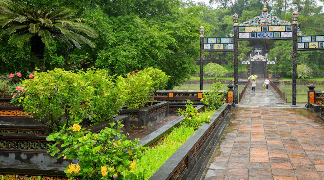 Tomb of Minh Mang showing a park