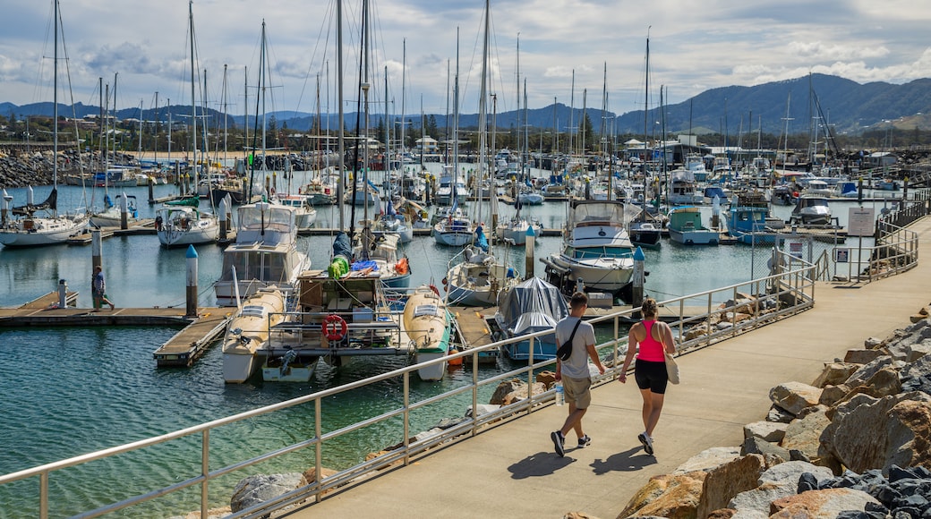 Coffs Harbour Marina featuring a bay or harbor as well as a couple