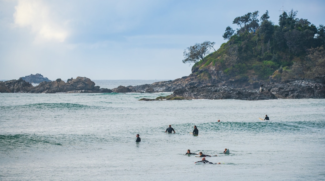 Town Beach which includes general coastal views and surfing as well as a small group of people