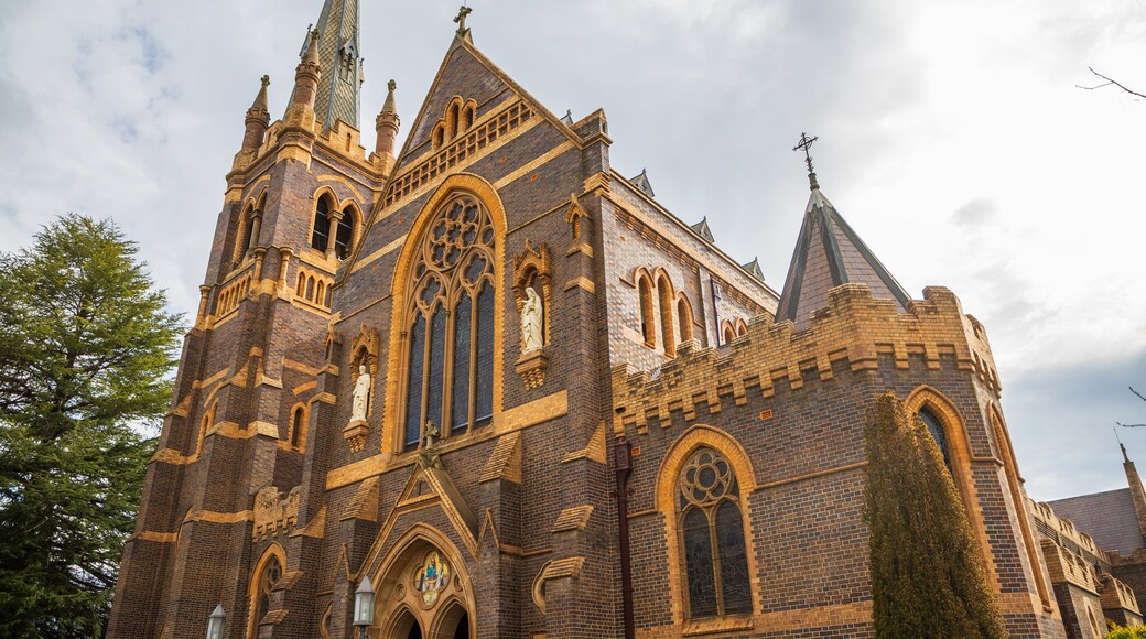 Saints Mary & Joseph Catholic Cathedral which includes heritage architecture and a church or cathedral