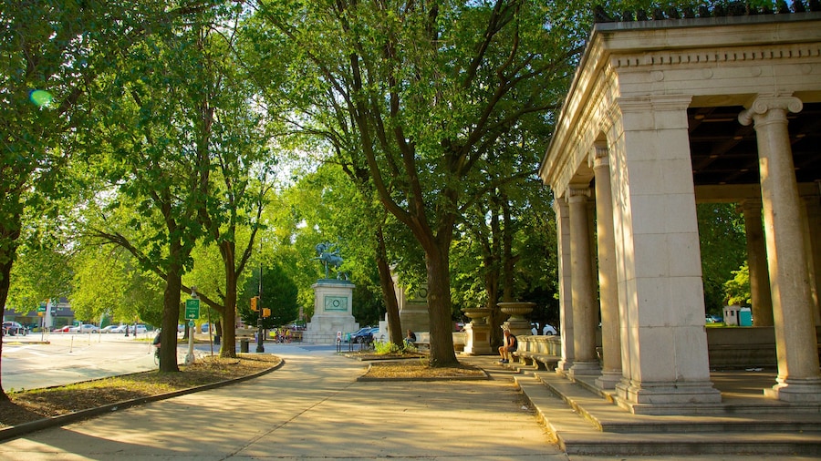 Prospect Park showing a garden