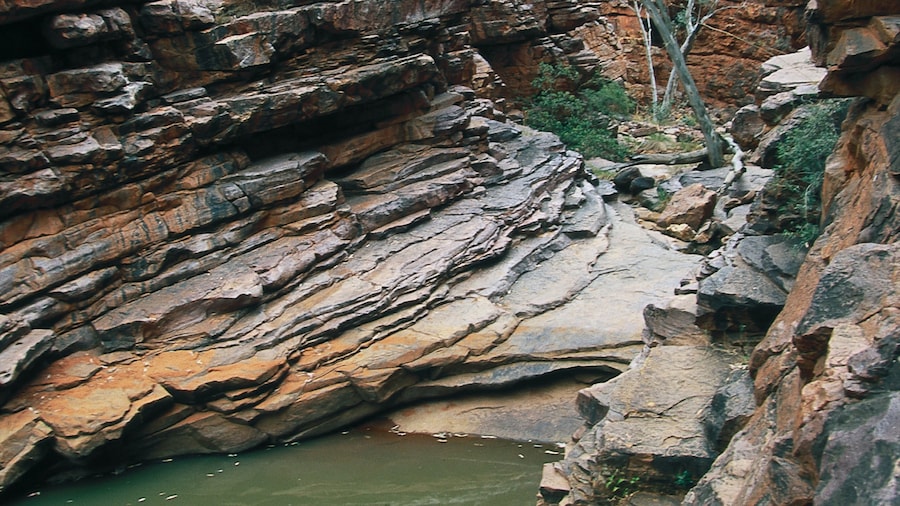Alice Springs featuring a gorge or canyon and tranquil scenes