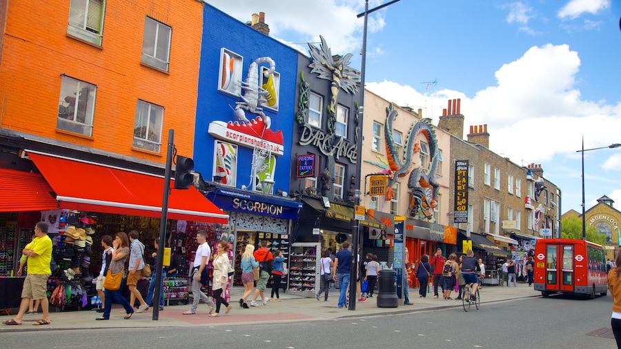 Camden Town og byder på shopping