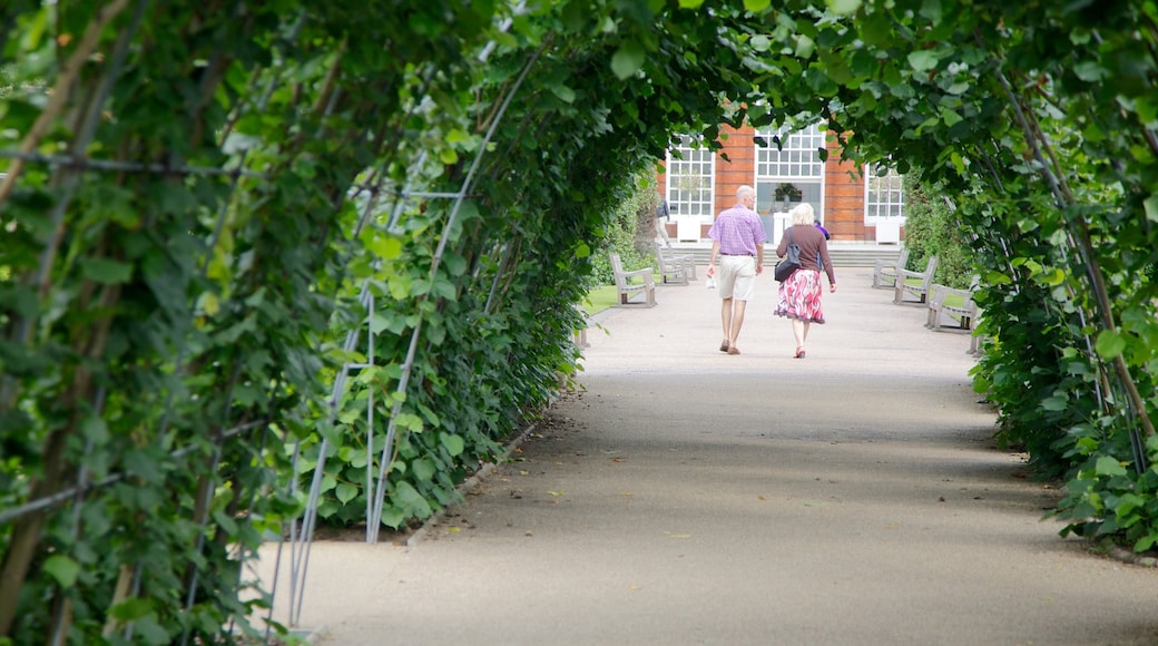 Kensington Palace which includes a park