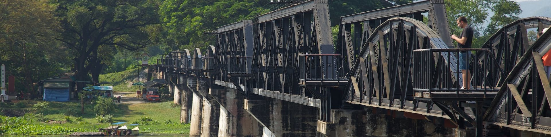 Bridge Over the River Kwai which includes a bridge and a river or creek
