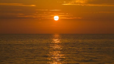 Khao Lak showing general coastal views, landscape views and a sunset