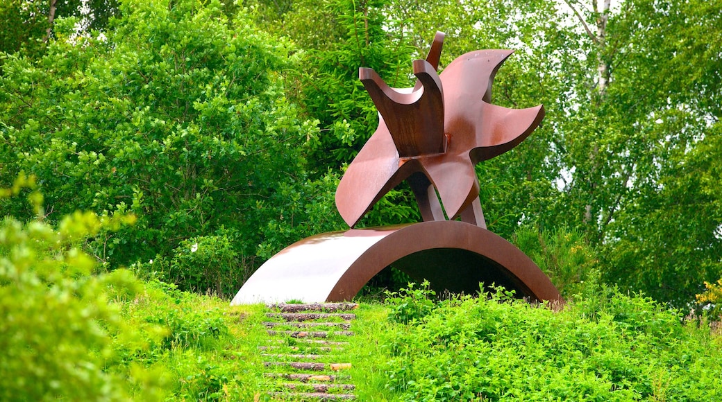 Denemarken toont een tuin en kunst in de open lucht