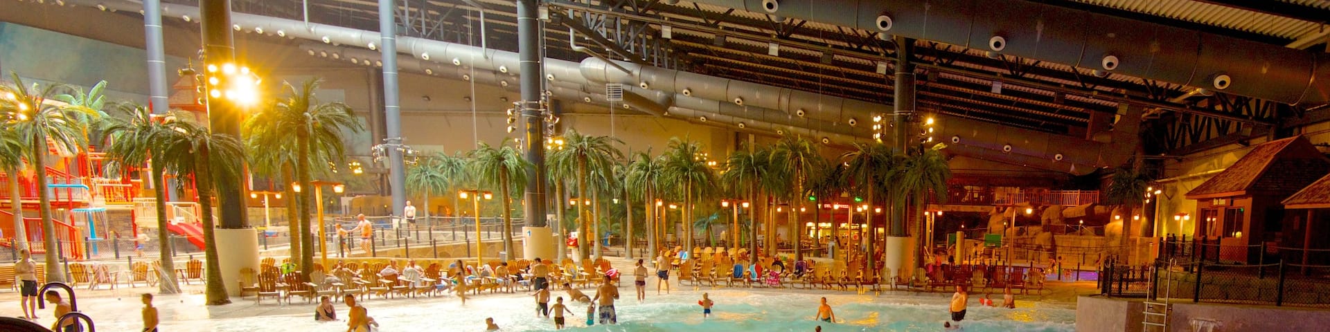 Wasserpark Lalandia das einen Innenansichten, Wasserpark und Pool