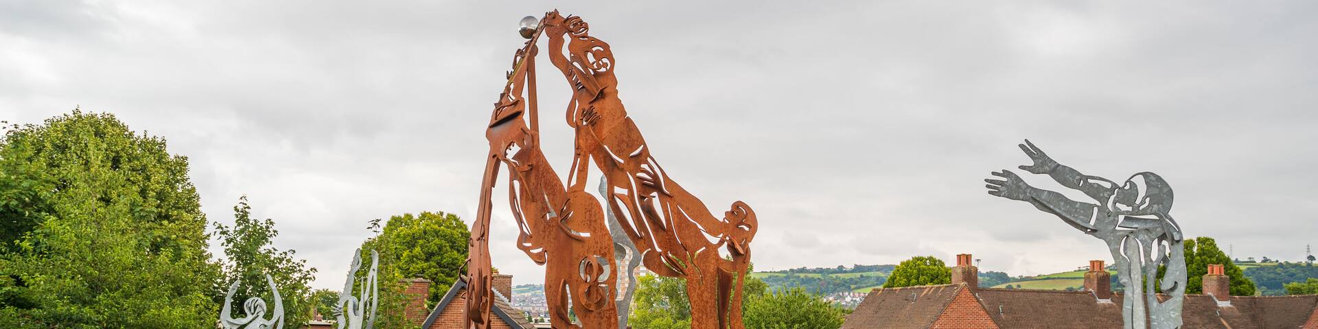 Ravenhill Stadium which includes outdoor art