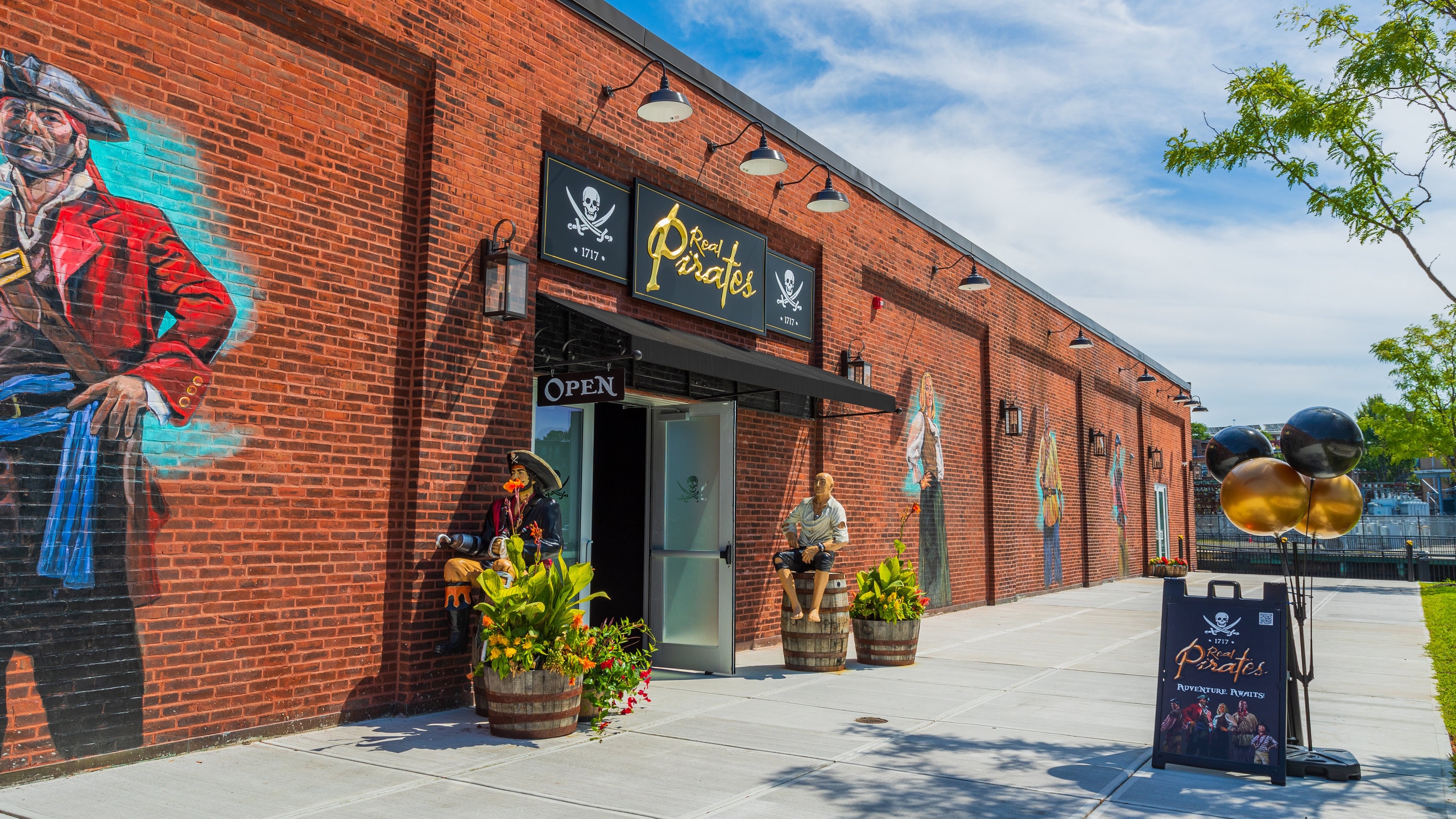 Salem featuring signage and outdoor art