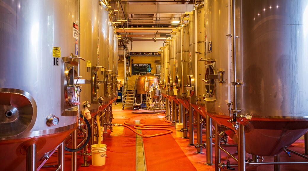 Samuel Adams Brewery showing interior views