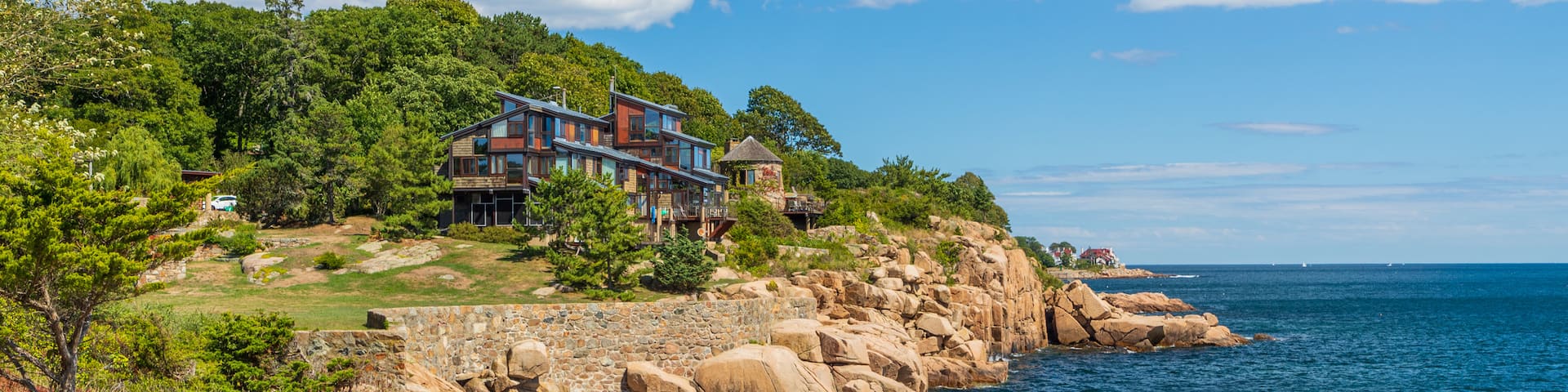 Coolidge Reservation which includes rocky coastline, general coastal views and a coastal town
