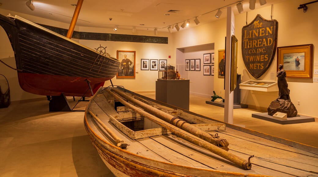 Cape Ann Museum showing interior views