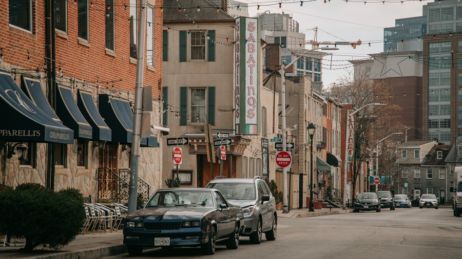Little Italy featuring a city