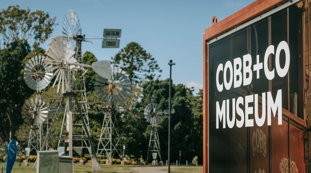 Cobb & Co Museum showing signage