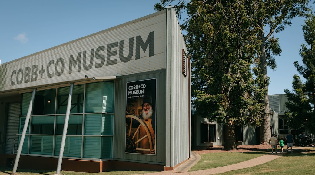 Cobb & Co Museum showing signage