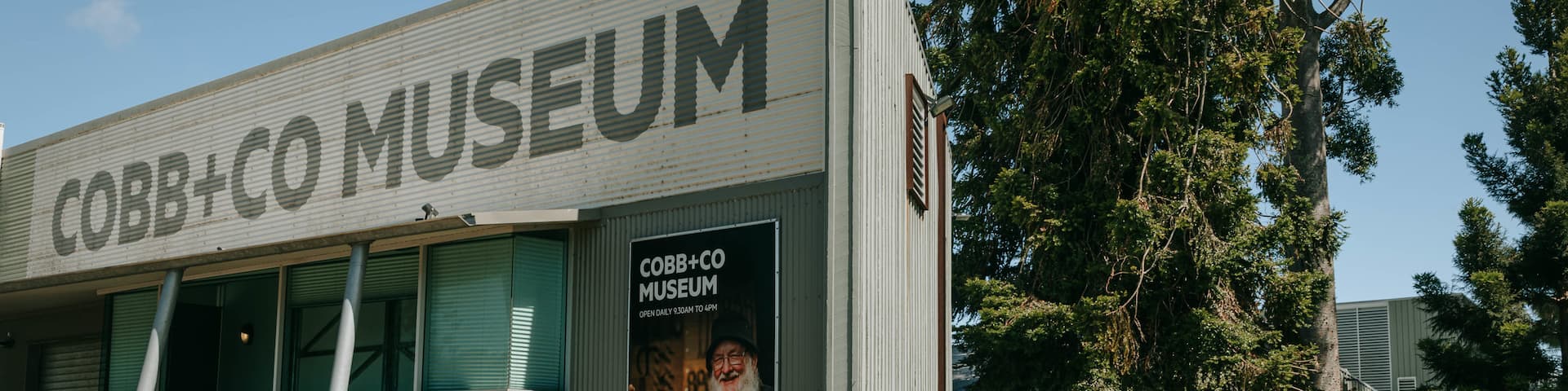 Cobb & Co Museum showing signage