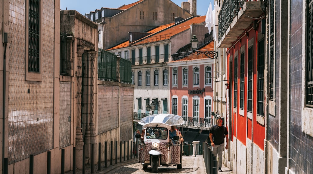 Alfama featuring a city and street scenes