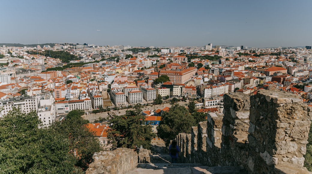Castle of São Jorge featuring a city and landscape views