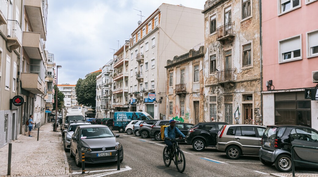 Entrecampos featuring a city and cycling