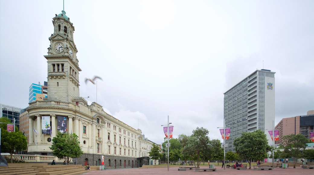 Auckland Town Hall which includes an administrative buidling and heritage architecture