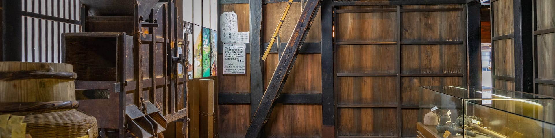 Gokayama Folklore Museum showing interior views and heritage elements