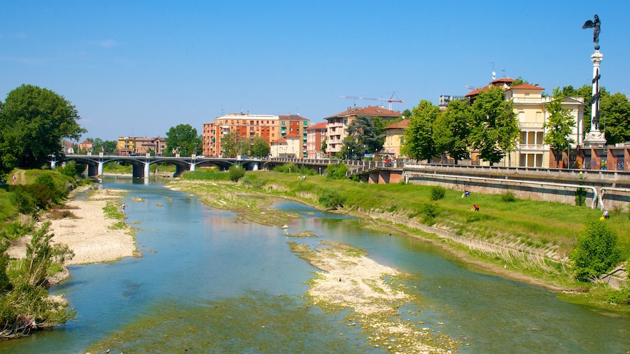 Parma cho thấy sông lạch và cầu