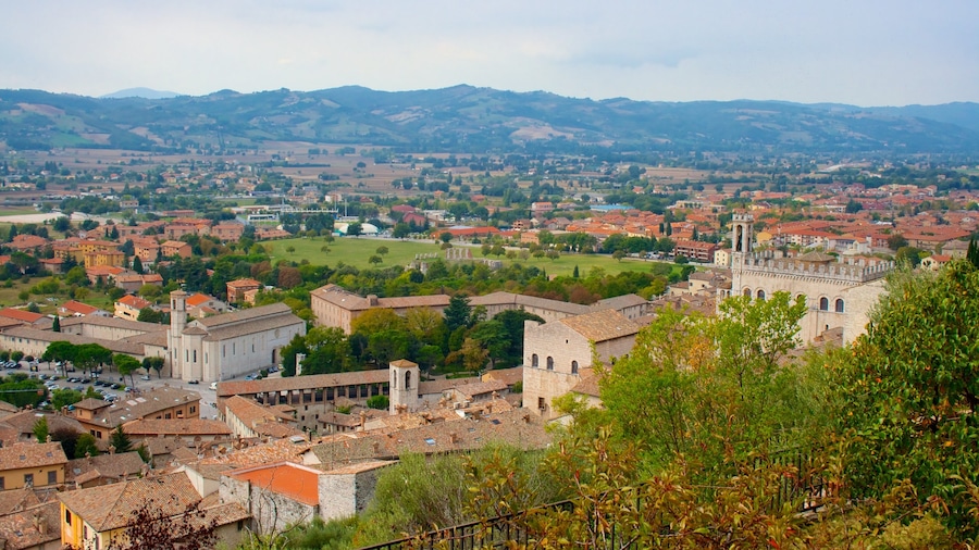 Gubbio which includes a city