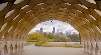 Lincoln Park mettant en vedette architecture moderne et ville